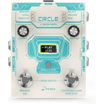 Donner New Circle Looper Guitar Effect Pedal with Time Progress Bar Display Drum Machine