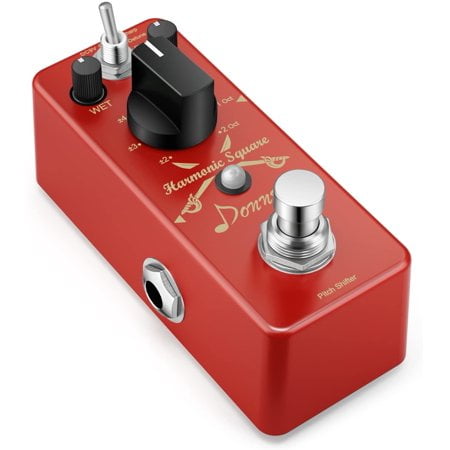 Donner Octave Guitar Pedal, Harmonic Square Digital Octave Pedal Pitch Shifter 7 Shift Types 3 Tone Modes Sharp Detune Flat True Bypass