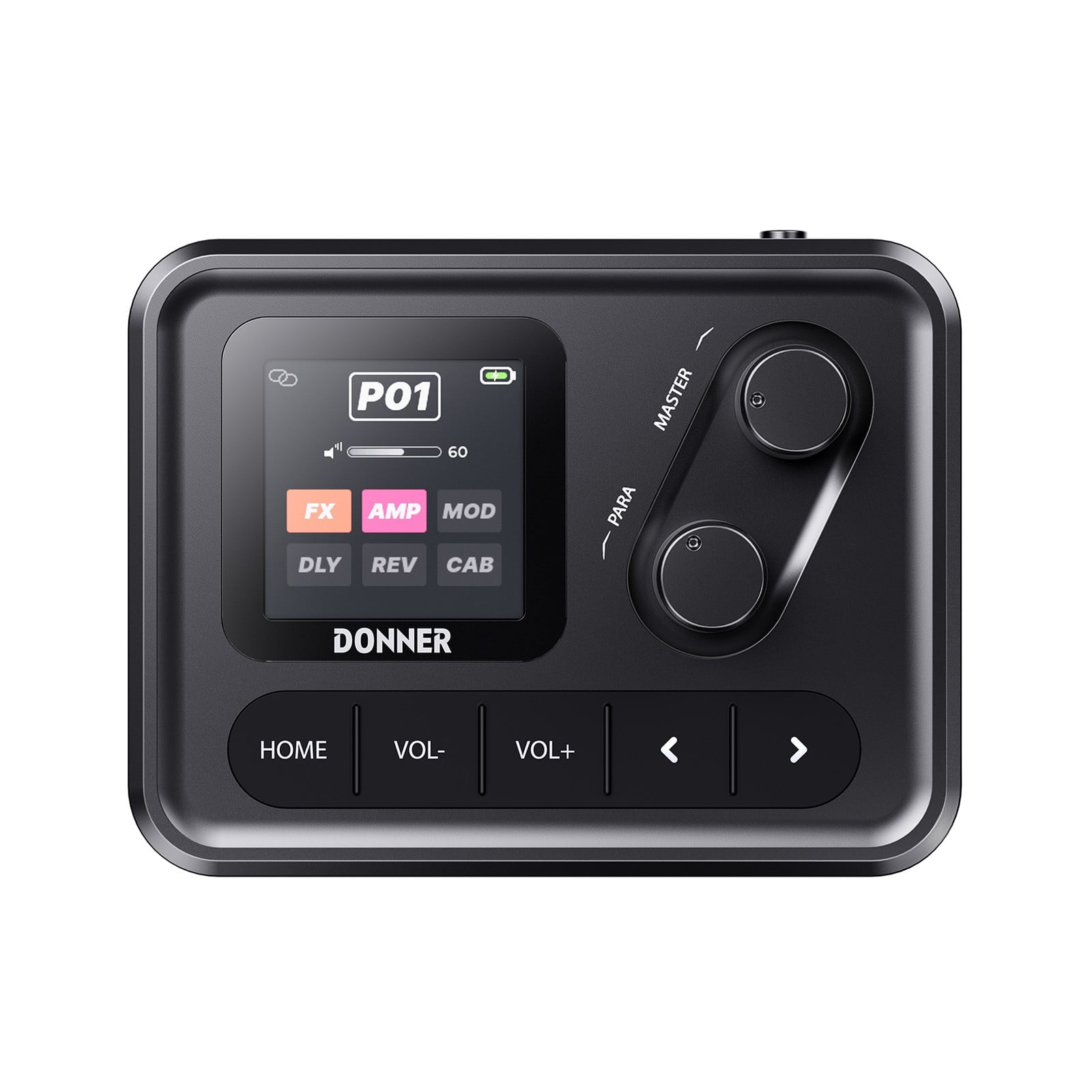 Donner Pocket AMP Digital Multi Effects Pedal For Electric Guitar And Bass