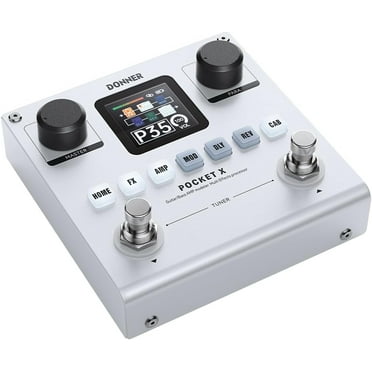 Donner Pocket-X Multi Effects Digital Guitar Pedal with 6 Effects Modules, 80 Presets, 20 IRs