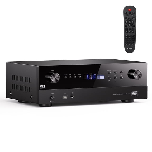Donner Stereo Receivers 5.2Channel Surround Sound 4K HDR AV Receiver