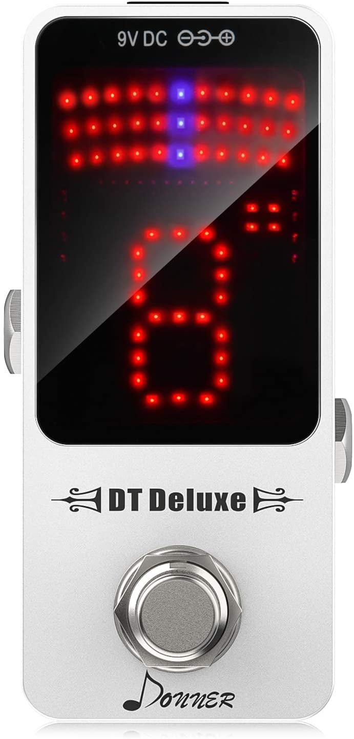 Donner Tuner Pedal, DT Deluxe Chromatic Guitar Tuner Pedal for Electric