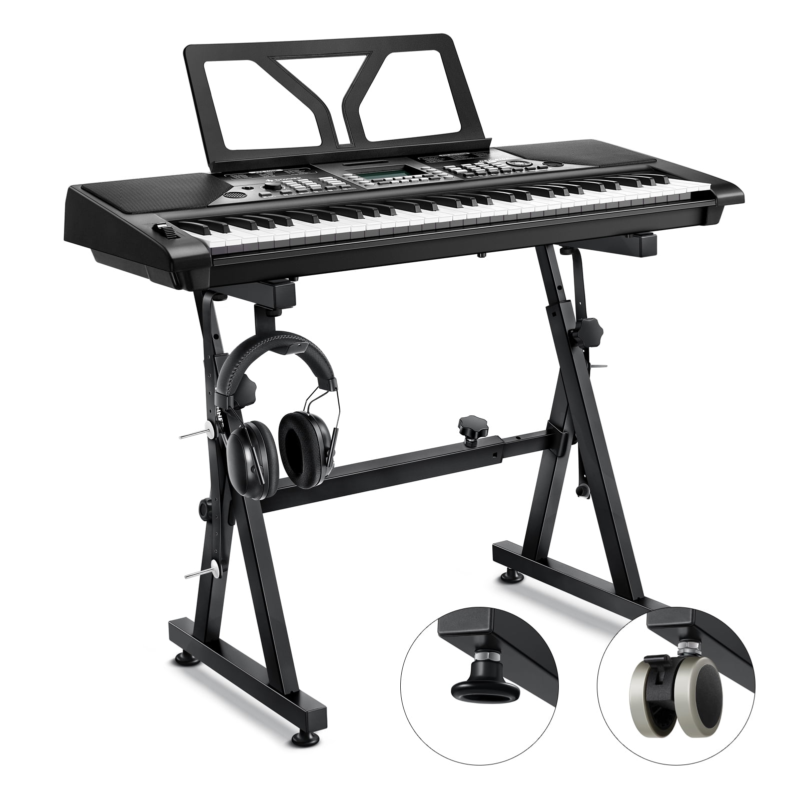 Donner Zstyle Portable HeavyDuty Digital Piano Stand, Suitable for 54