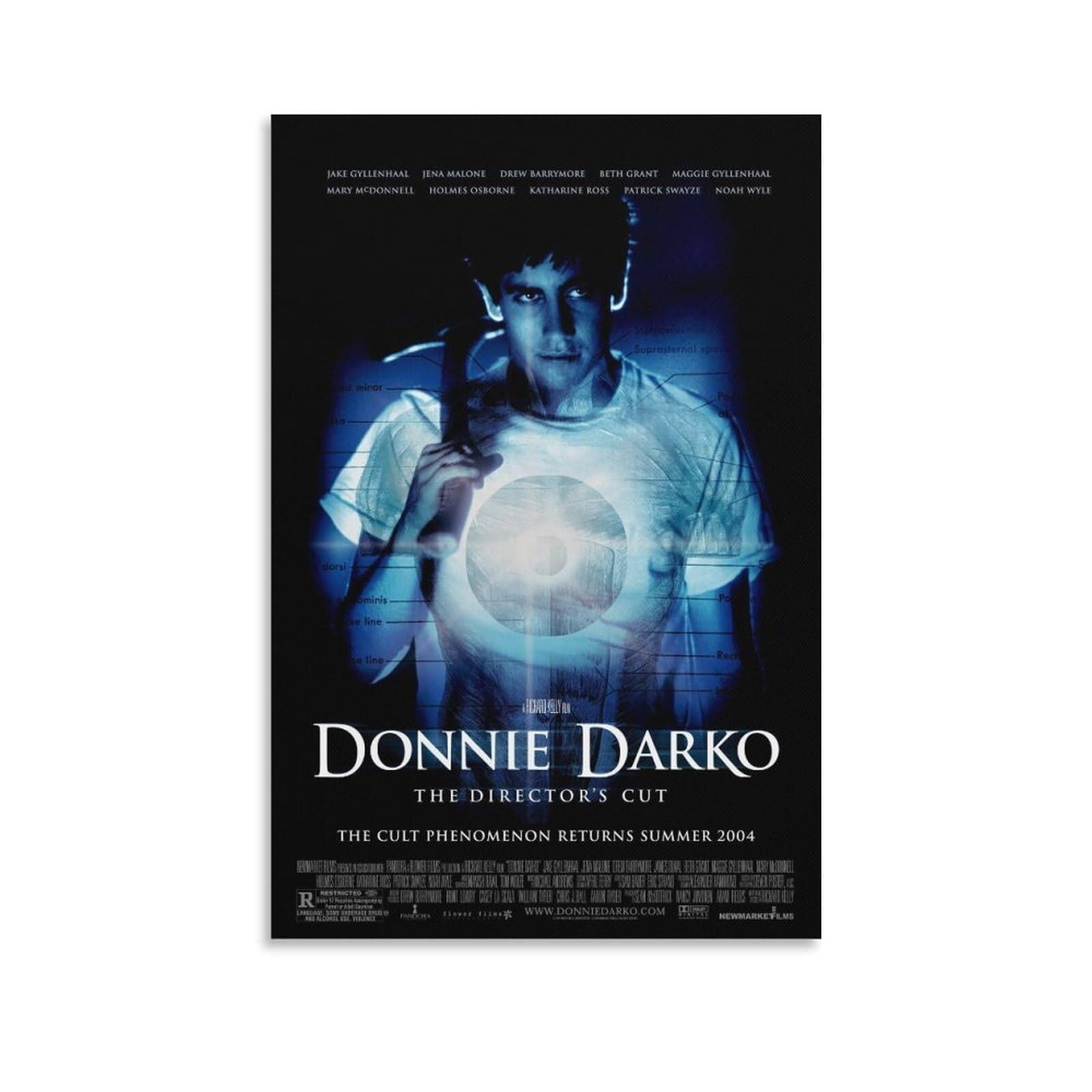 Donnie Darko Filmposter Vintage - Leinwand Wandkunst 30x45cm | Ästhetische Deko Für Wohnzimmer & Schlafzimmer