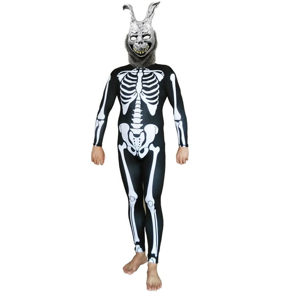 Donnie Skeleton Costume And Frankie The Bunny Mask Darko Movie Suit Halloween