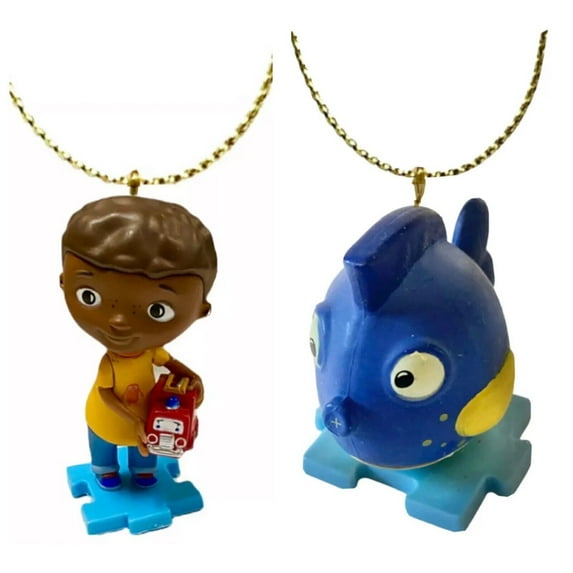Donny Boy & Squeakers Fish PVC Ornament Figure Doc McStuffins Figurine Charm 3” New