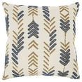 thumbnail image 1 of Donny Osmond Stripe 20" x 20" Cotton Pillow Cover in Natural/Gold, 1 of 5