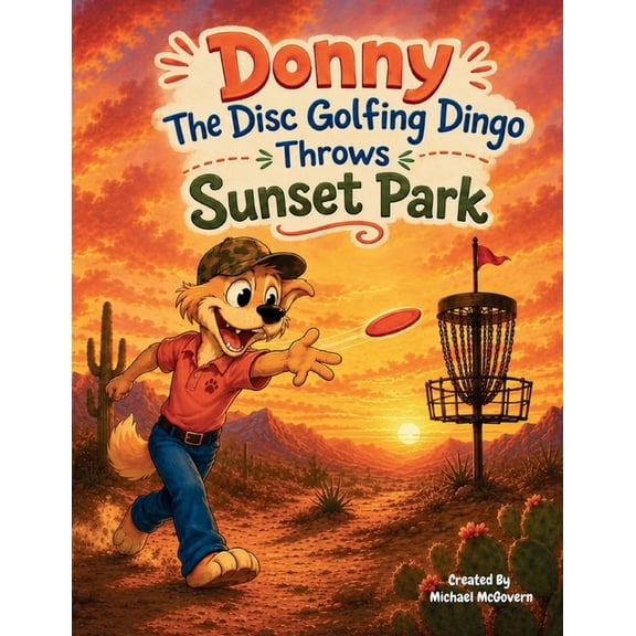 Donny The Disc Golfing Dingo Throws Sunset Park, (Paperback)