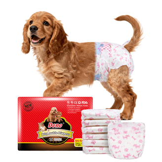 Vibrant Life Female Dog Diapers XS, Comfortable and Adjustable Pet