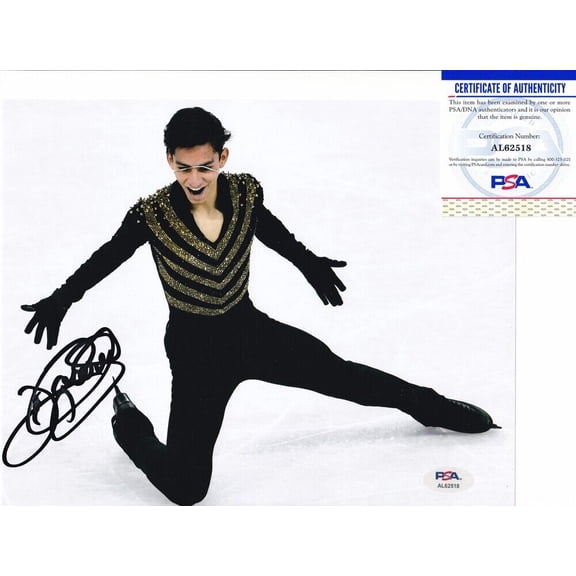 Donovan Carrillo 2022 Olympics Skating Signed 8x10 Photo PSA/DNA COA C