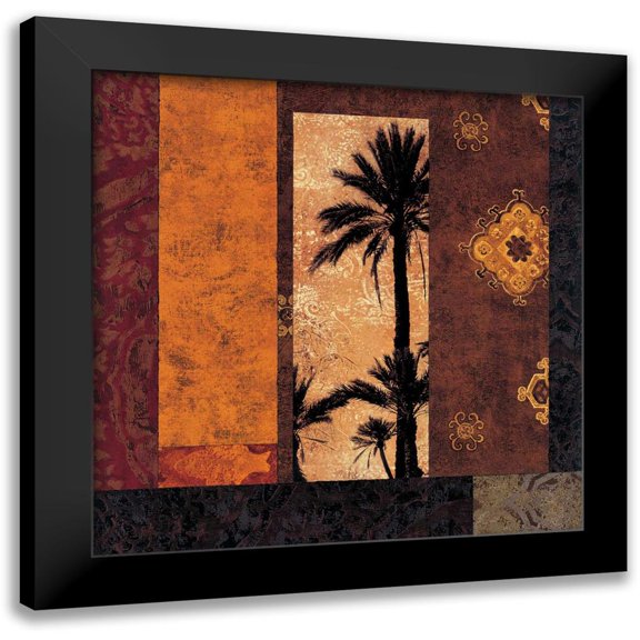 Donovan, Chris 12x12 Black Modern Framed Museum Art Print Titled - Moroccan Nights II