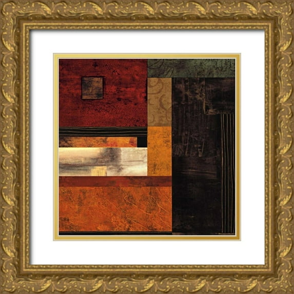 Donovan, Chris 15x15 Gold Ornate Wood Framed with Double Matting Museum Art Print Titled - The Moment of Truth II