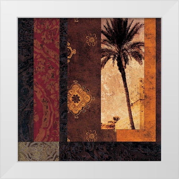Donovan, Chris 15x15 White Modern Wood Framed Museum Art Print Titled - Moroccan Nights I