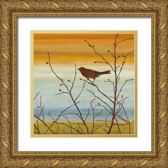 Donovan, Chris 20x20 Gold Ornate Wood Framed with Double Matting Museum Art Print Titled - Morning Song II