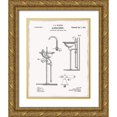 thumbnail image 1 of Donovan, Kelly 12x14 Gold Ornate Wood Framed with Double Matting Museum Art Print Titled - Vintage Sink II, 1 of 4