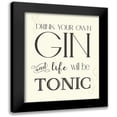 thumbnail image 1 of Donovan, Kelly 15x18 Black Modern Framed Museum Art Print Titled - Gin and Tonic, 1 of 5