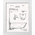 thumbnail image 1 of Donovan, Kelly 15x18 White Modern Wood Framed Museum Art Print Titled - Vintage Bath I, 1 of 4
