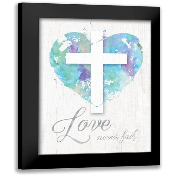 Donovan, Kelly 19x24 Black Modern Framed Museum Art Print Titled - Love Never Fails