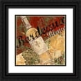 thumbnail image 1 of Donovan, Maria 15x15 Black Ornate Wood Framed with Double Matting Museum Art Print Titled - Bordeaux Blanc, 1 of 4