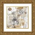 thumbnail image 1 of Donovan, Maria 15x15 Gold Ornate Wood Framed with Double Matting Museum Art Print Titled - Taupe Spring Poppy, 1 of 4