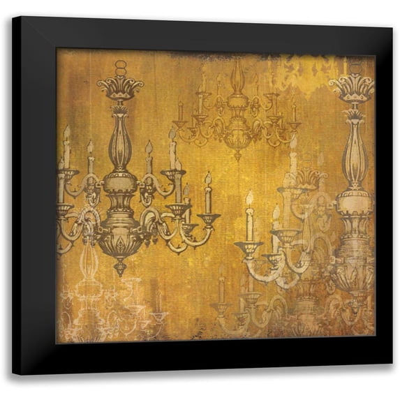 Donovan, Maria 20x20 Black Modern Framed Museum Art Print Titled - All Aglow