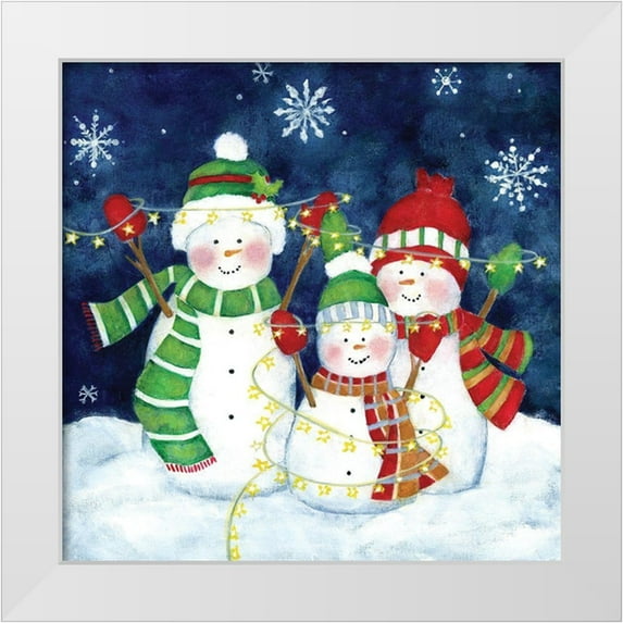 Donovan, Maria 20x20 White Modern Wood Framed Museum Art Print Titled - Festive Lights I