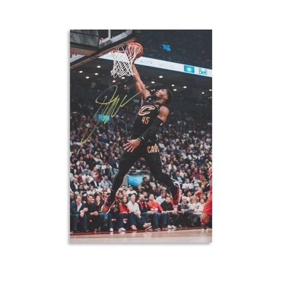 Donovan Mitchell Canvas Poster Canvas Wall Art Poster Decorative Bedroom Modern Home Print Picture Artworks Posters 16x24inch(40x60cm)