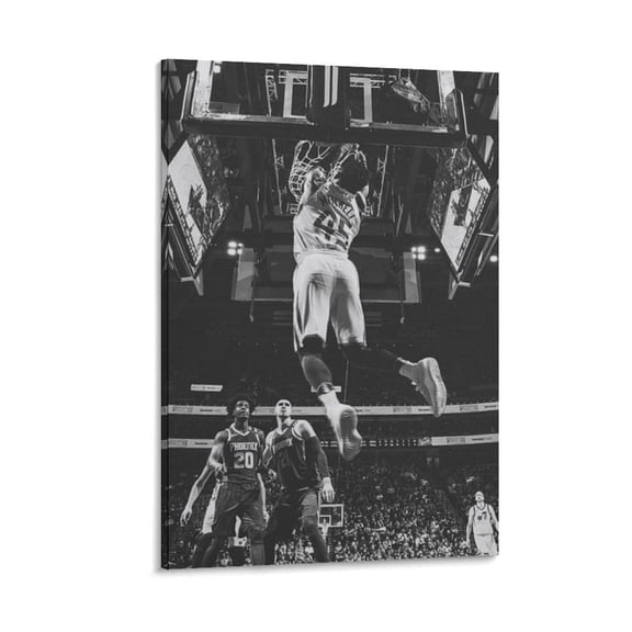 Donovan Mitchell Canvas Poster Print Photo Art Painting Canvas Poster Home Decorative Bedroom Modern Decor Posters Gifts 12x18inch(30x45cm)