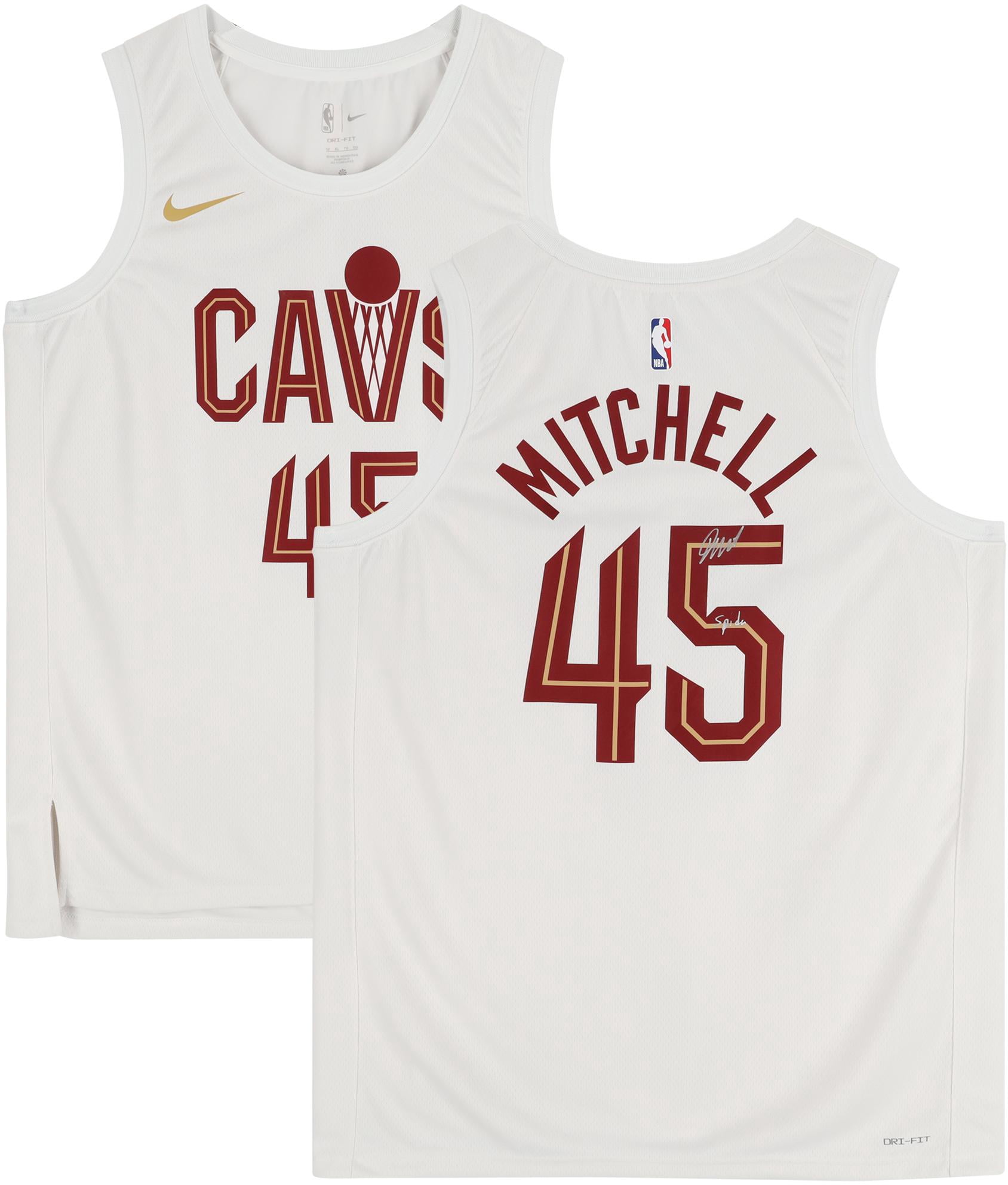 Donovan Mitchell Cleveland Cavaliers Autographed White 2022-2023