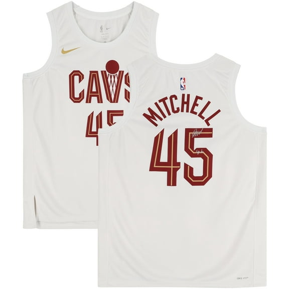 Donovan Mitchell Cleveland Cavaliers Autographed White 2022-2023 Association Edition Swingman Jersey with "Spida" Inscription - Fanatics Authentic Certified