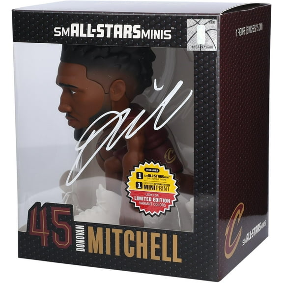 Donovan Mitchell Cleveland Cavaliers Autographed smALL-STARS Minis 6" Vinyl Figurine. - Fanatics Authentic Certified