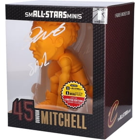 Donovan Mitchell Cleveland Cavaliers Autographed smALL-STARS Minis Rare Yellow Chase Variant 6" Vinyl Figurine with "Spida" Inscription - Fanatics Authentic Certified