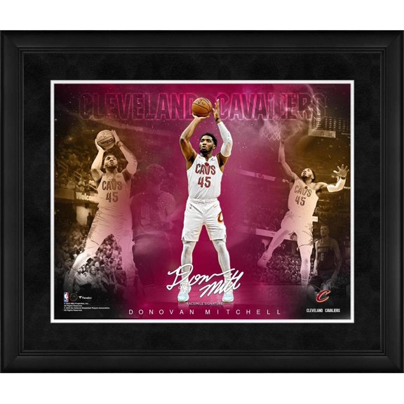 Donovan Mitchell Cleveland Cavaliers Framed 16" x 20" Stars of the Game Collage