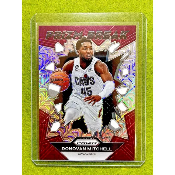 Donovan Mitchell MOJO PRIZM BREAK CARD #/25 SSP CAVS 2023 Panini Prizm CAVALIERS
