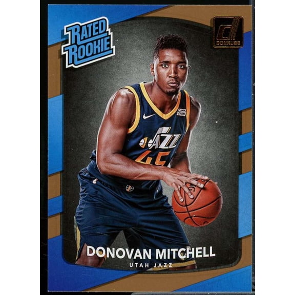 Donovan Mitchell Rookie Card 2017-18 Donruss #188