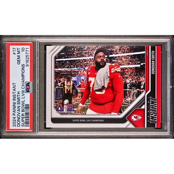 Donovan Smith 2023 Panini NFL Superbowl Champions #17 Card PSA 10 Gem Mint