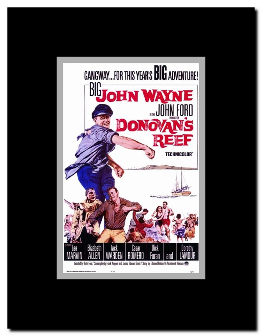 Donovan's Reef Framed Movie Poster