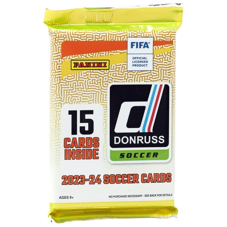 Donruss 2023-24 Soccer Trading Card BLASTER Pack (15 Cards, Look For Ultra  Rare Kaboom & Night Moves Inserts!) - Walmart.com
