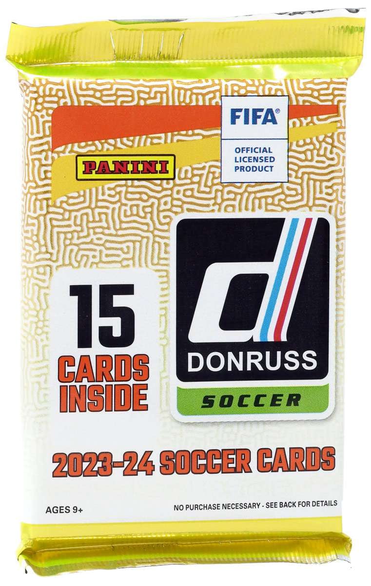 Donruss 202324 Soccer Trading Card BLASTER Pack (15 Cards, Look For