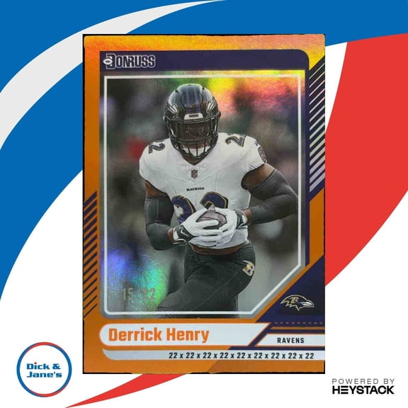 Donruss Derrick Henry #72 Base Jersey Number