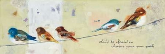 Dont Be Afraid Canvas Art - Ninalee Irani (12 x 36)