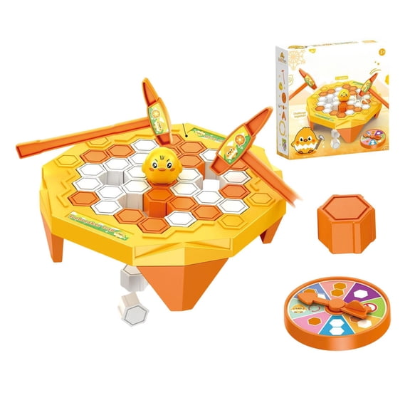 Dont Break The Ice Game, Trap Break Ice Game Interactive Game Ice Block Breaking Game for Party, Family Gathering, Gifts, Tabletop Games (Chick)