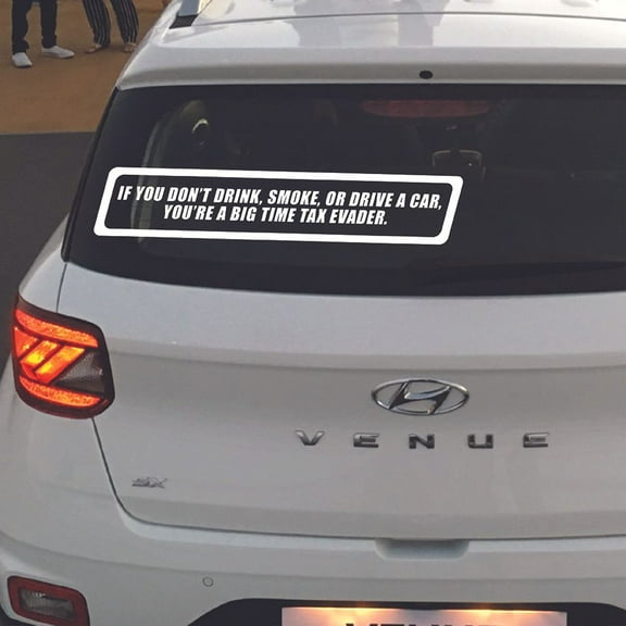 Dont Drink Smoke Drive Funny Quote Sticker Art Decor Car Decals for Girls Boys Car Bumper Window Windows Truck Vehicle Auto Glass Computer Laptop Skateboard Vinyl Wall Art Decoration Size (4x10 inch)