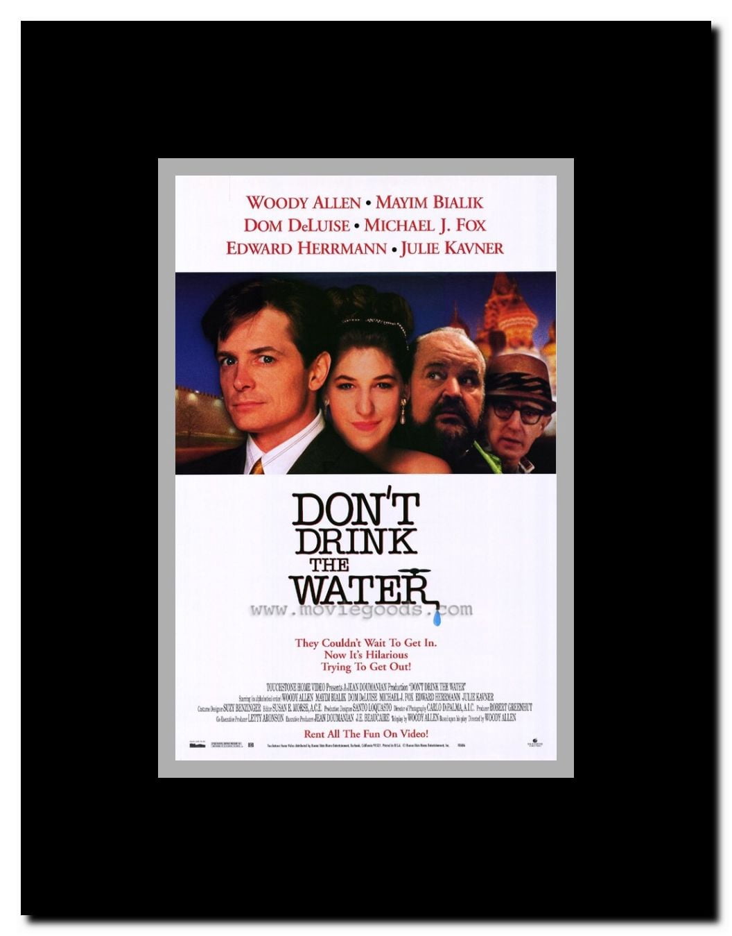 Dont Drink the Water Framed Movie Poster