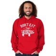 thumbnail image 1 of Dont Eat Friends Vegan Vegetarian Hoodie Sweatshirt Women Men Brisco Brands M, 1 of 5