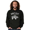 thumbnail image 1 of Dont Eat Friends Vegan Vegetarian Hoodie Sweatshirt Women Men Brisco Brands S, 1 of 5