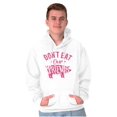 thumbnail image 1 of Dont Eat Friends Vegan Vegetarian Unisex Plus Fleece Graphic Hoodie Brisco Brands 5X, 1 of 5