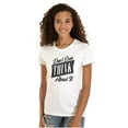 thumbnail image 1 of Dont Even Think About It Attitude Womens Slim Fit Graphic Tee Brisco Brands S, 1 of 5