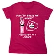 thumbnail image 1 of Dont Go Ba*on My Heart Sarcastic Humor Novelty Funny Women's Casual Tees, 1 of 3