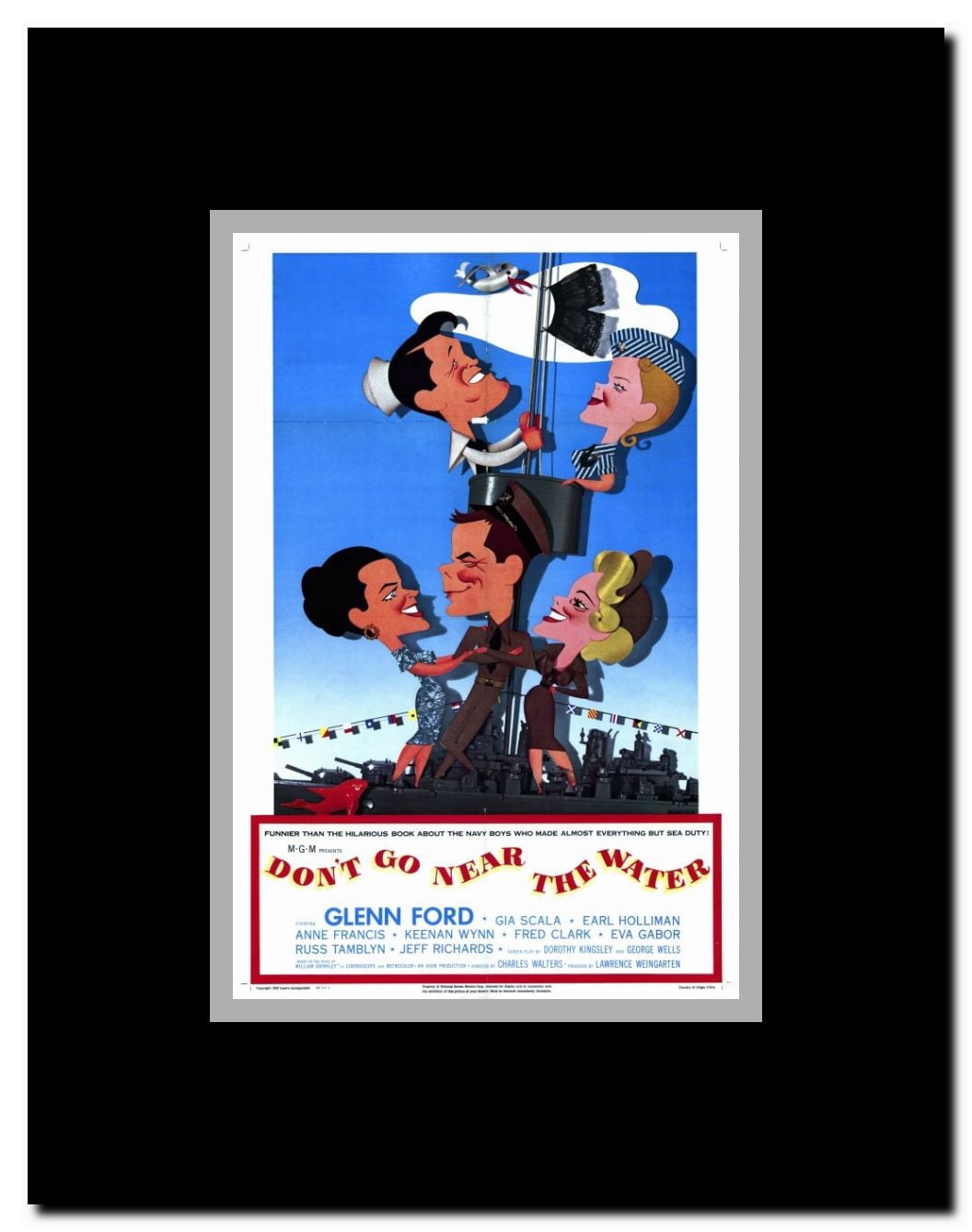 Dont Go Near The Water Framed Movie Poster